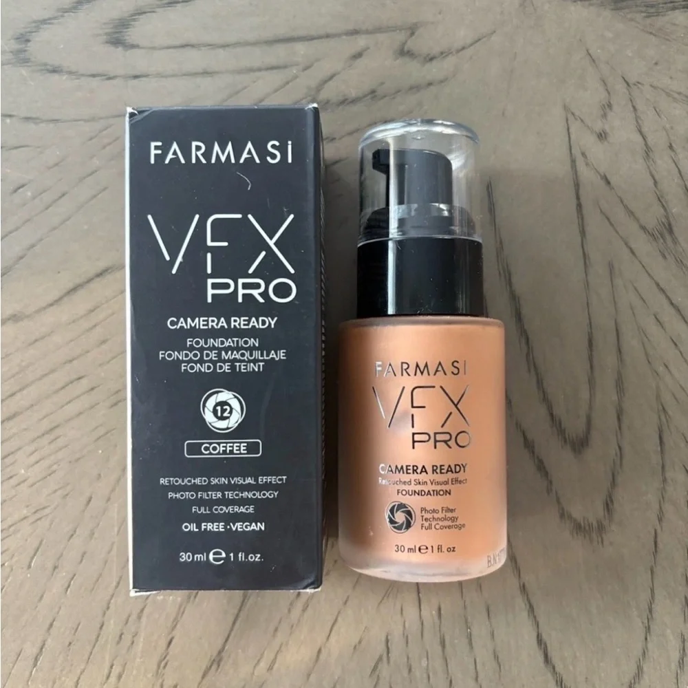 Farmasi NEW VFX Pro Foundation - Coffee, Mahogany, Truffle, Dark Cacao - Picture 1 of 2